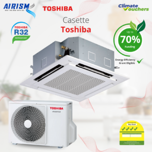 RAV-GE2501UP / RAV-GE2501AP-SG (24,000 BTU) Toshiba Ceiling Cassette R32 SPI Inverter Aircon (4 Ticks) - Supply Only