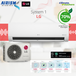 LG AI Air System 1 Aircon R32 Inverter Aircon 5 Ticks - (Supply Only)