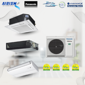 Panasonic Ceiling Cassette / Ducted / Suspended NX Deluxe Series Inverter Aircon 3 Ticks / 4 Ticks - Supply Only